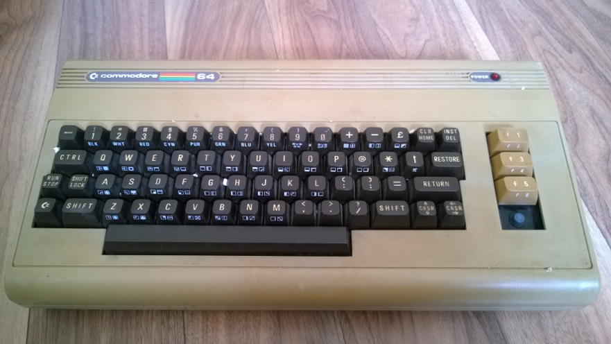 The old C64, only one key missing.